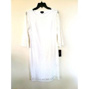 JM Studio White Lace Bride Wedding Shower Dress